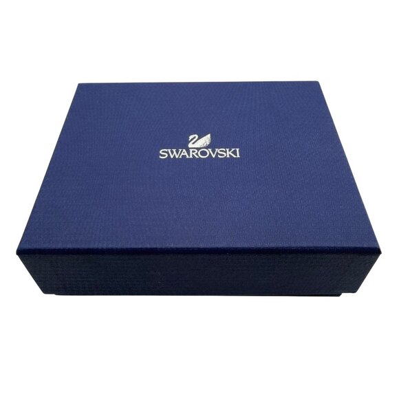 Swarovski Disney Crystal Tinker Bell Cherry Blossom Hoops Earrings Silver NEW - Picture 6 of 9